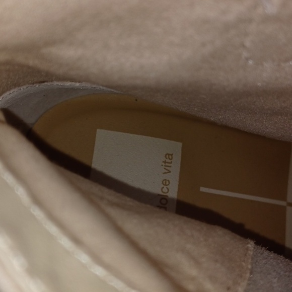 Dolce Vita Anthropologie Boots Volli Silver Multi printed Cow Hair real fur - Picture 8 of 9